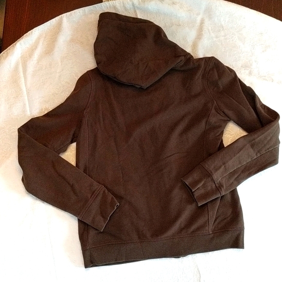 Gap, zip up hooded sweatshirt, Brown, Size: S (stretch) - Picture 2 of 4